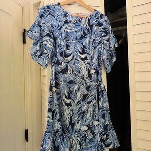 Lilly Pulitzer blue cocktail dress